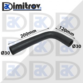 Маркуч коляно Ø 30 - 120 x 200 мм