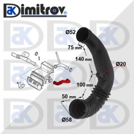 Въздуховод Fiat 500 Doblo Stilo