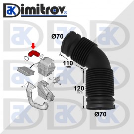 Въздуховод Peugeot 307 308 408 Citroen C4 Picasso