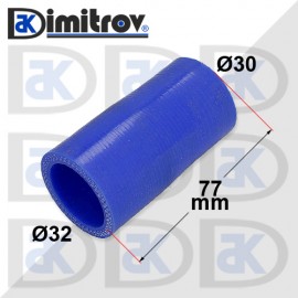 Силиконово съединение Ø30 x Ø32 x 77 mm