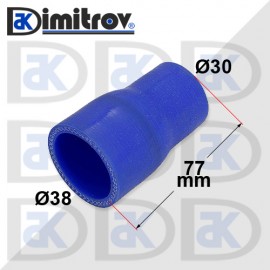 Силиконово съединение Ø30 x Ø38 x 77 mm