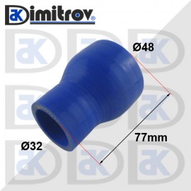 Силиконово съединение Ø32 x Ø48 x 77 mm