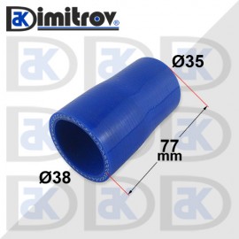 Силиконово съединение Ø35 x Ø38 x 77 mm