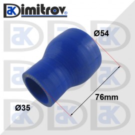 Силиконово съединение Ø35 x Ø54 x 76 mm