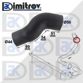 Маркуч турбо Citroen Jumper Fiat Ducato Peugeot Boxer