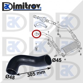 Маркуч турбо Ford Transit Connect