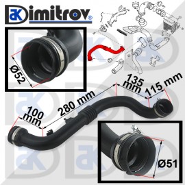 Маркуч турбо Renault Clio Espace Grand Scenic Kangoo Laguna Master Megane Scenic Trafic 