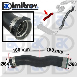 Маркуч турбо BMW 1 (E82) (E88) 3 (E90) (E91) (E92) (E93) X1 (E84)