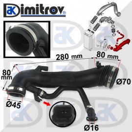 Маркуч турбо Peugeot 207 3008 308 5008 508 RCZ