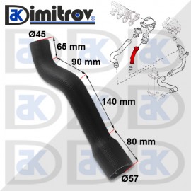 Маркуч турбо Citroen C5 Evasion Jumpy Xantia Xsara