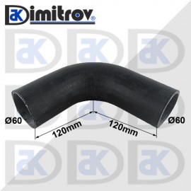 Маркуч коляно Ø 60 x 120 х 120 mm