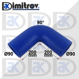 Маркуч коляно Ø 90 - 200 х 200 mm