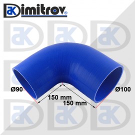 Маркуч коляно Ø 90 x Ø 100 - 150 х 150 mm