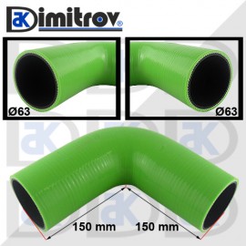 Маркуч коляно Ø 63 x 150 x 150 mm