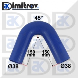 Маркуч коляно Ø 38 - 150 х 150 mm