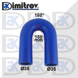 Маркуч коляно Ø 35 x Ø 35 x 150 x 150 mm - 180 градуса