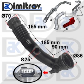 Въздуховод BMW 7 (F01) (F02) X6 (E71)