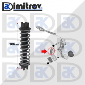 Пружина педал съединител Citroen C4 Peugeot 307 406