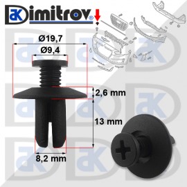Щипка дюбел Chevrolet Aveo Captiva Cruze Epica Evanda Kalos Lacetti Malibu Matiz Nubira Orlando Rezzo Spark Tacuma Trax Щипка дюбел Chevrolet Aveo Captiva Cruze Epica Evanda Kalos Lacetti Malibu Matiz Nubira Orlando Rezzo Spark Tacuma Trax