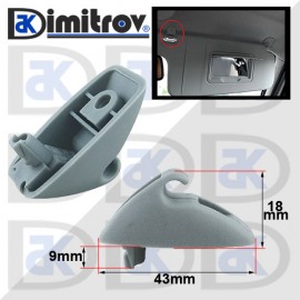 Щипка сенник сива Volkswagen Golf Jetta Passat Polo Scirocco Щипка сенник сива Volkswagen Golf Jetta Passat Polo Scirocco