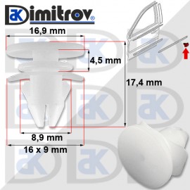 Щипка Volvo S80 V70 XC70 XC90 Щипка Volvo S80 V70 XC70 XC90