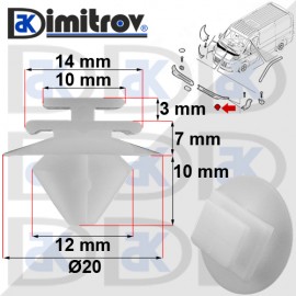 Щипка Citroen Fiat Lancia Peugeot Щипка Citroen Fiat Lancia Peugeot