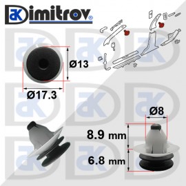 Щипка Volvo C30 S40 V50 XC60 Щипка Volvo C30 S40 V50 XC60