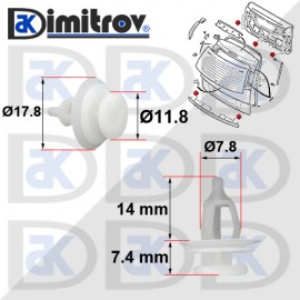 Щипка Citroen Berlingo C5 Saxo XM II Xsara Picasso Xsara Peugeot 406 Partner Щипка Citroen Berlingo C5 Saxo XM II Xsara Picasso Xsara Peugeot 406 Partner