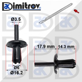 Щипка Volvo 850 940 960 C30 C70 S40 S60 V50 Щипка Volvo 850 940 960 C30 C70 S40 S60 V50