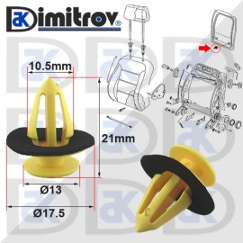 Щипка тапицерия Audi Ford Seat Volkswagen Щипка тапицерия Audi Ford Seat Volkswagen