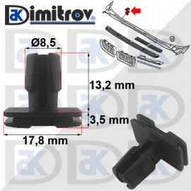 Щипка броня BMW 7 (E38) X3 (F25) X4 (F26) Z3 (E36)