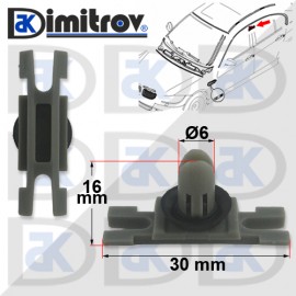 Щипка странични лайстни BMW 3 (E90) (E91) (F30) (F31) (F80) Щипка странични лайстни BMW 3 (E90) (E91) (F30) (F31) (F80)
