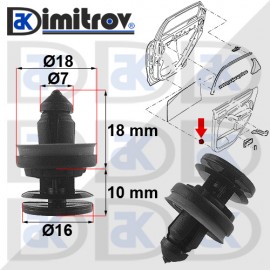 Щипка тапицерия врати Ford C-Max Focus C-Max Focus Kuga Щипка тапицерия врати Ford C-Max Focus C-Max Focus Kuga