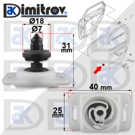 Щипка тапицерия врати Ford C-Max Focus C-Max Focus Kuga Щипка тапицерия врати Ford C-Max Focus C-Max Focus Kuga