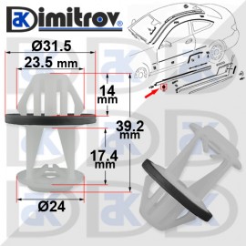 Щипка праг Mercedes A-Class B-Class C-Class CLA-Class CLS-Class E-Class GLA GLB Щипка праг Mercedes A-Class B-Class C-Class CLA-Class CLS-Class E-Class GLA GLB