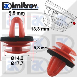 Щипка тапицерия врати MINI Mini Mini Clubman Mini Cabrio Mini Coupe Mini Roadster Щипка тапицерия врати MINI Mini Mini Clubman Mini Cabrio Mini Coupe Mini Roadster