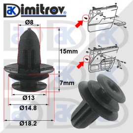 Щипка тапицерия врати Mitsubishi Lancer Pajero Toyota Land Cruiser Щипка тапицерия врати Mitsubishi Lancer Pajero Toyota Land Cruiser