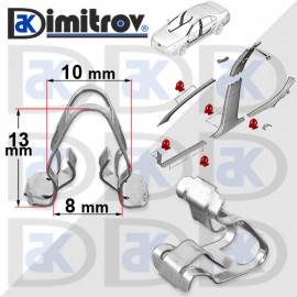 Щипка кора греди и облицовки купе Citroen Berlingo C3 Xantia Peugeot 1007 206 306 307 308 406 407 607 Partner Щипка кора греди и облицовки купе Citroen Berlingo C3 Xantia Peugeot 1007 206 306 307 308 406 407 607 Partner