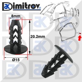 Щипка тапицерия врати Alfa Romeo Fiat Lancia Щипка тапицерия врати Alfa Romeo Fiat Lancia