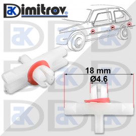 Щипка странични лайстни Audi 80 VW Beetle Golf Jetta Passat Щипка странични лайстни Audi 80 VW Beetle Golf Jetta Passat