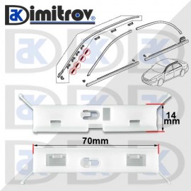 Щипка лайстна таван Honda Accord Civic Acura TL TSX Щипка лайстна таван Honda Accord Civic Acura TL TSX