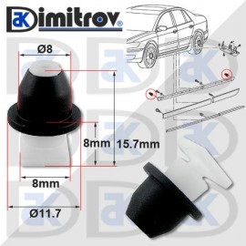 Щипка лайстна врата Volkswagen Golf V Щипка лайстна врата Volkswagen Golf V
