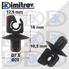 Щипка странични лайстни Ford C-Max Cougar Escort Fiesta Focus Focus C-Max Galaxy KA Kuga Mondeo Orion Puma Sierra Street KA Tourneo Connect Transit Connect Щипка странични лайстни Ford C-Max Cougar Escort Fiesta Focus Focus C-Max Galaxy KA Kuga Mondeo Orion Puma Sierra Street KA Tourneo Connect Transit Connect