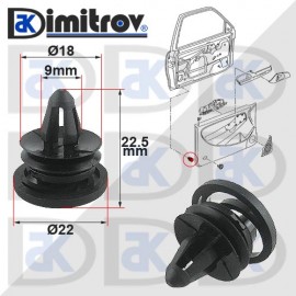 Щипка тапицерия врати багажник Seat Volkswagen Щипка тапицерия врати багажник Seat Volkswagen