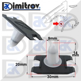 Щипка подкалник BMW 7 (E38) X3 (F25) X4 (F26) Щипка подкалник BMW 7 (E38) X3 (F25) X4 (F26)