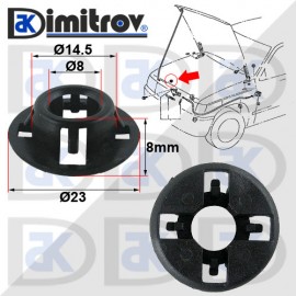 Щипка щека преден капак Toyota Corolla Echo Prius Rav4 Scion Щипка щека преден капак Toyota Corolla Echo Prius Rav4 Scion