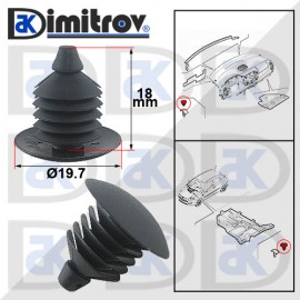 Щипка тапицерия Alfa Romeo Mito Fiat 500 Doblo Fiorino Linea Punto Щипка тапицерия Alfa Romeo Mito Fiat 500 Doblo Fiorino Linea Punto
