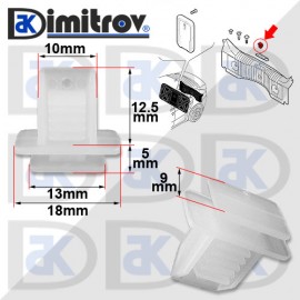 Щипка тапицерия багажник Alfa Romeo Fiat Lancia Щипка тапицерия багажник Alfa Romeo Fiat Lancia