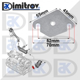 Капачка EGR клапан Citroen Ford Mazda Peugeot Volvo