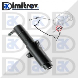 Дюза миене на фаровете Mini R56 R55 R57 R58 R59